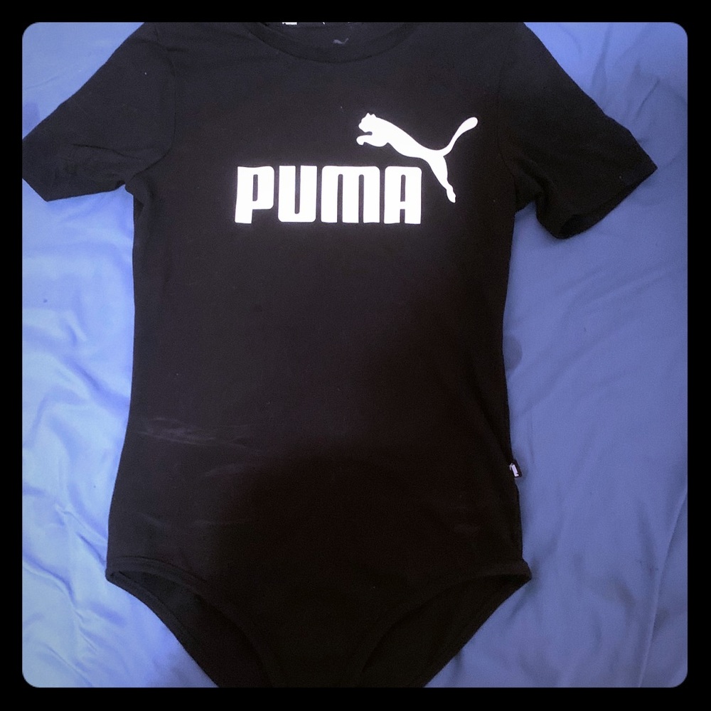 Puma black bodysuit